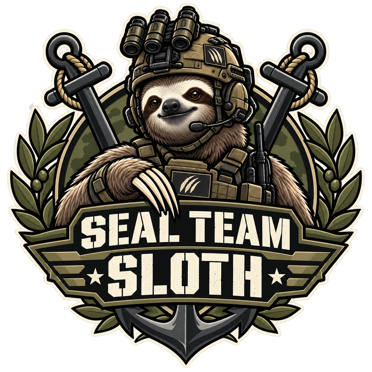Seal Team Sloth tactical emblem